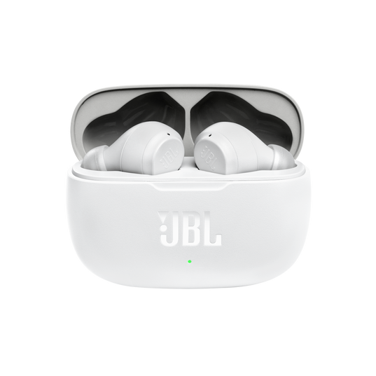 JBL Vibe 200TWS - White - True Wireless Earbuds - Detailshot 4